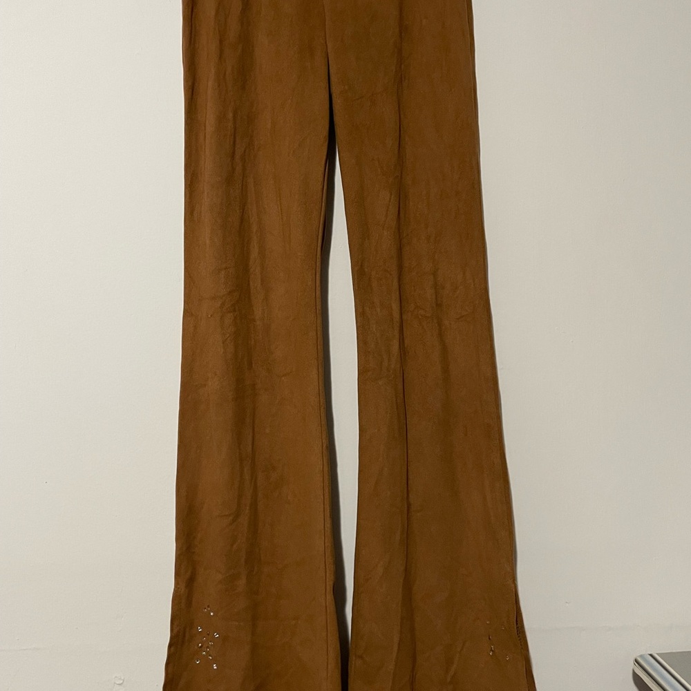 Brown Wide-Leg Pants girl M 10/12